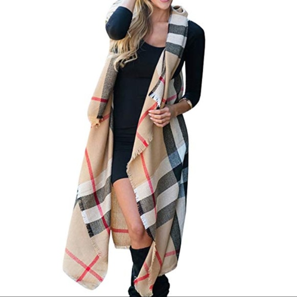 1 LEFT SZ XL! Burberry Print Tartan Vest Duster - Picture 2 of 8